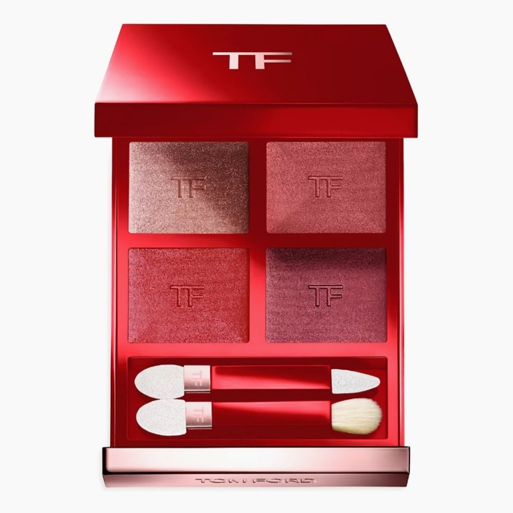 NEW Tom Ford Eyeshadow Quad 01 Electric Cherry Palette